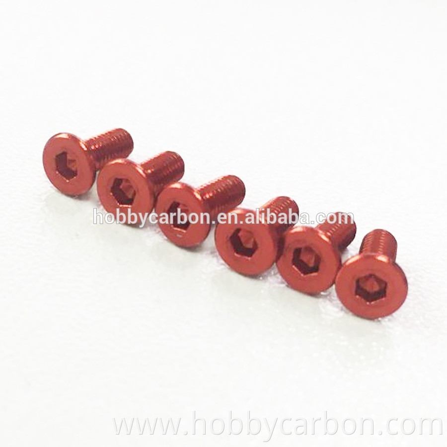 Countersunk Head Flat Aluminum Screws